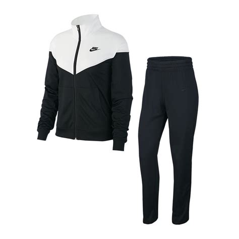 jogginganzug damen schwarz nike|nike trainingsanzüge schwarz.